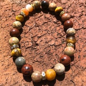 Gemstone Stretch Bracelet for His & Her